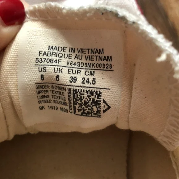 Converse Chuck Taylor All Star Shoreline OX size 8 - Picture 7 of 8